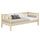 Sofa bed wooden clear pine – children’s room, Scandinavian style Nizio