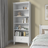 Wooden shelf 1S 80 Scandi white