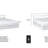 Wooden double bed white – joint and drawer details, Nizio
