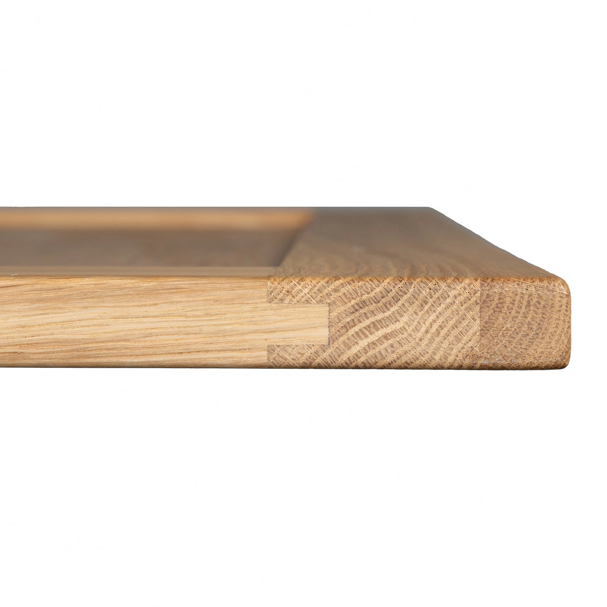 Oak front sample – material thickness, side view, Nizio