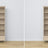 Display cabinet 1S oak bleached oak in living room – Scandinavian arrangement, Nizio