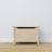 Chest oak bleached oak – storage and seating, Scandinavian style by Nizio
