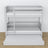 Grey Bunk Bed – Wooden Slatted Frame, Mattress Drawer