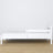 Wooden safety rail white in children’s bed – scandi arrangement