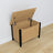 Chest oak natural oak with black in living room or bedroom – Scandinavian arrangement