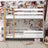 Bed rail white wooden – dimensions and diagram, Nizio