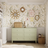 Loft bed white wooden – top view of the sleeping area