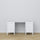 Desk 6S Scandi wooden in custom RAL/NCS color – solid wood, Nizio