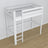 Loft bed white in children’s room – scandi arrangement, wooden