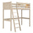 Bleached Oak Loft Bed – Children’s Room, Solid Wood, Scandi Style