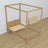 Natural Oak Canopy Bed – Oak Details and Joints, Nizio Home
