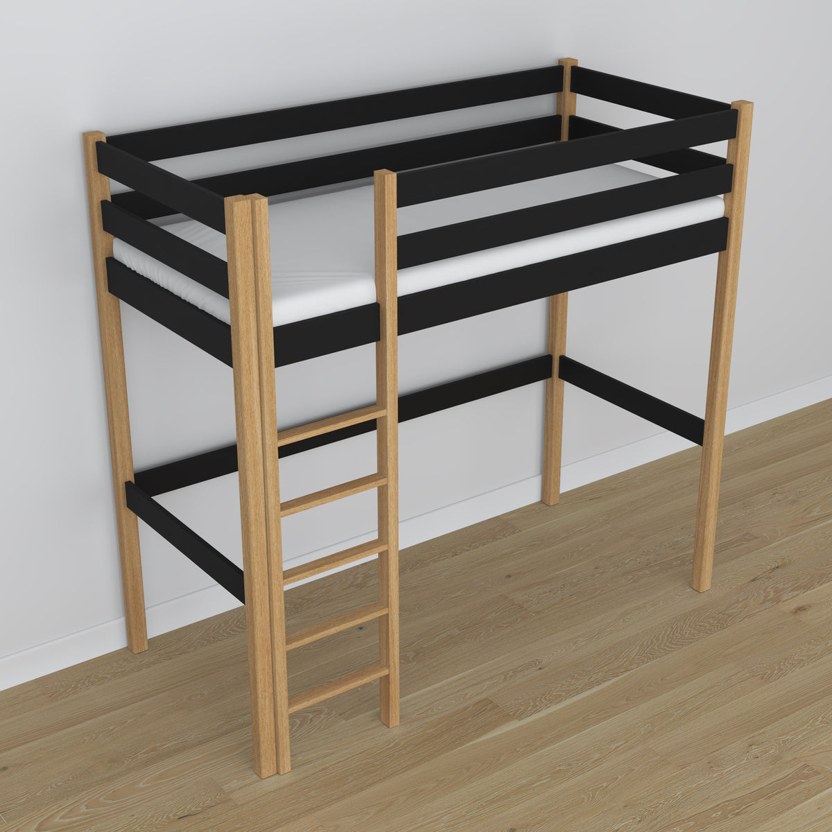 Nizio pine slatted base for loft bed – durable support base