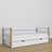 Sofa bed white-oak – wooden details and joints, Nizio Home