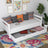 Wooden sofa bed with drawer white – child’s room, scandi style Nizio