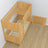 Natural Pine Wooden Bunk Bed – Side View, Nizio Home