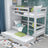 Grey Bunk Bed for Children – Mattress Drawer, Wooden, Nizio