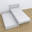 Nizio pine slatted base for bed with drawer – durable support base