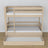Oak Bunk Bed Bleached Oak with Drawer – Dimensions and Diagram, Nizio