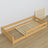 Low Bed Natural Pine Wooden – Dimensions and Diagram, Nizio