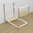 Bed white/oak canopy bed – wooden details and joints, Nizio Home
