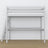 Loft bed grey with desk – study space under the sleeping area, wooden