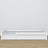 Low Bed White – Wooden Headboard, Close-up of Wood Quality