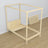 Clear pine canopy bed in a child’s room – scandi arrangement