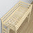 Clear Pine Wooden Loft Bed – Free Space Under the Sleeping Area, Nizio