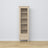 Display cabinet with drawer oak bleached oak 57 cm – living room, Scandinavian style Nizio