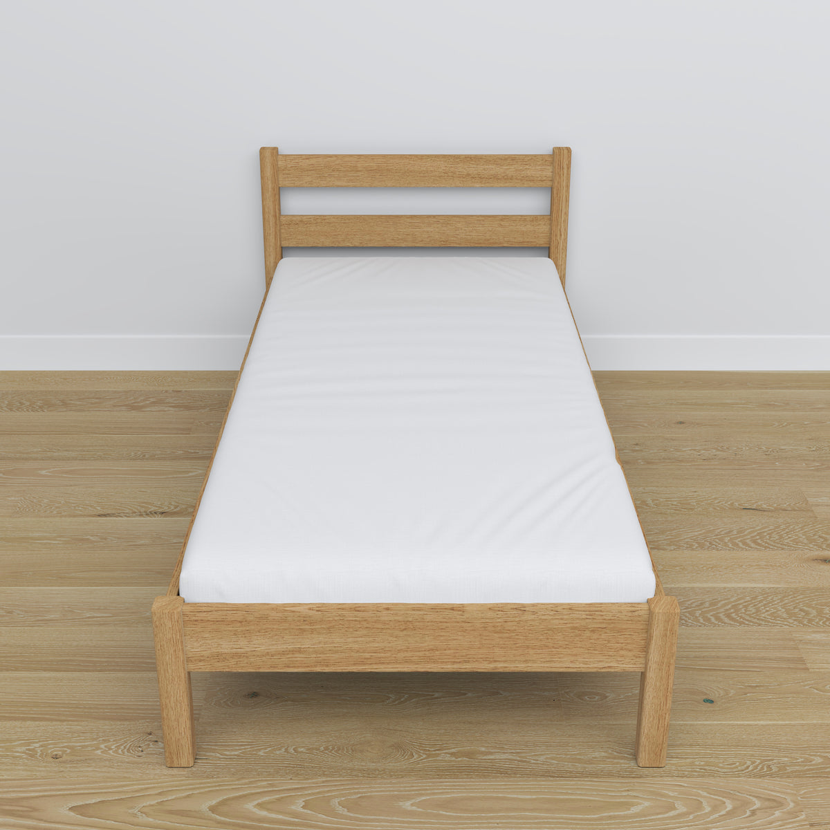 Natural Oak Oak Bed – Dimensions and Diagram, Nizio Home