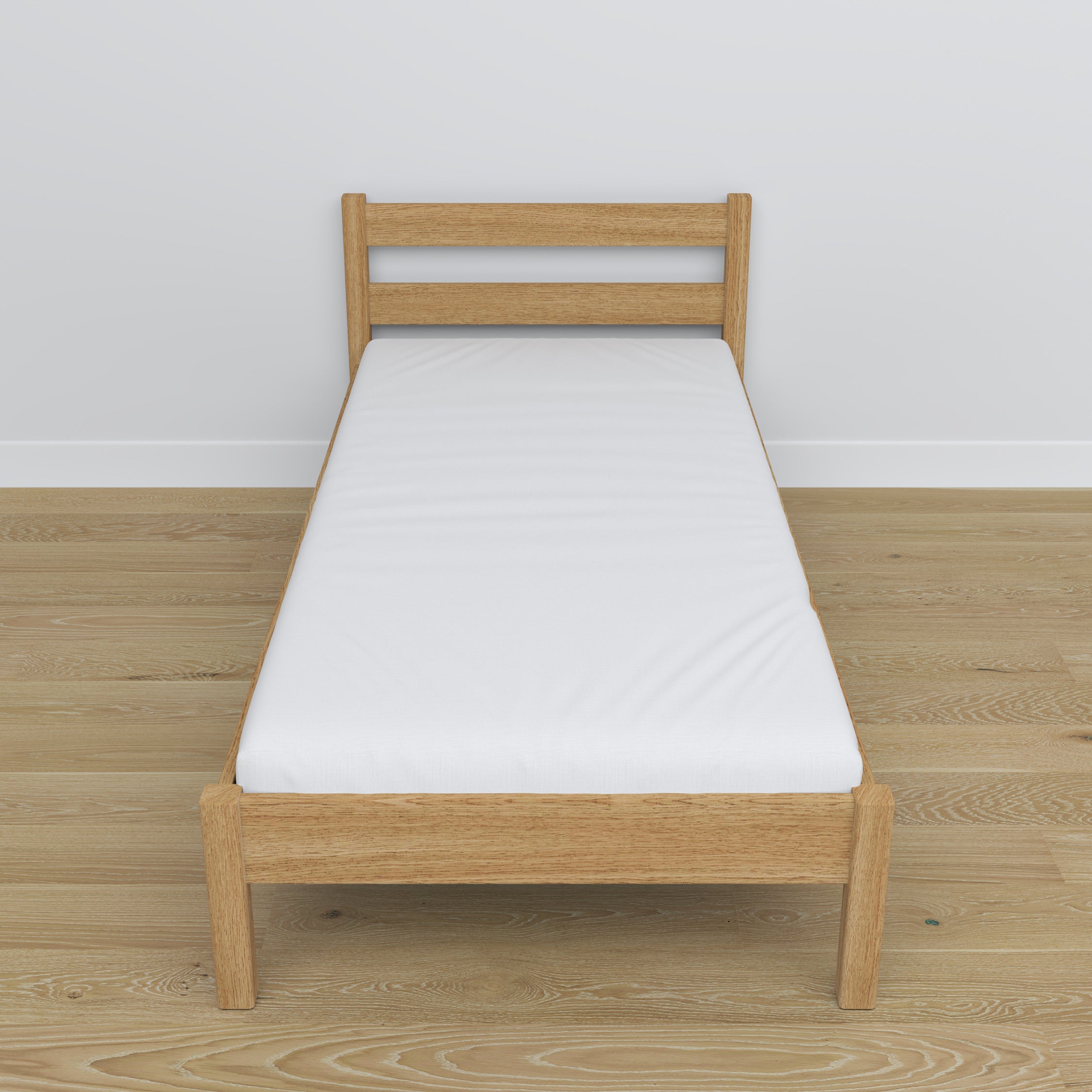 Natural Oak Oak Bed – Dimensions and Diagram, Nizio Home