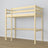 Clear Pine Wooden Loft Bed – Free Space Under the Sleeping Area, Nizio