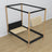 Black and Oak Canopy Bed – Wooden Details and Joints, Nizio Home