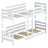 Bunk bed N01 white – can be separated into two individual beds