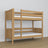 Oak Bunk Bed Natural Oak – Slatted Frame, Durable Joinery Joints