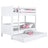 Bunk Bed with Mattress Drawer N02 Wooden in Custom RAL/NCS Color – Solid Wood, Nizio