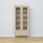 Oak Display Cabinet 1S 90 Scandi bleached oak