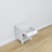 Wooden bedside table 1S N02 Scandi white
