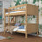 Oak Bunk Bed Natural Oak – Children’s Room, Solid Wood, Scandinavian Style