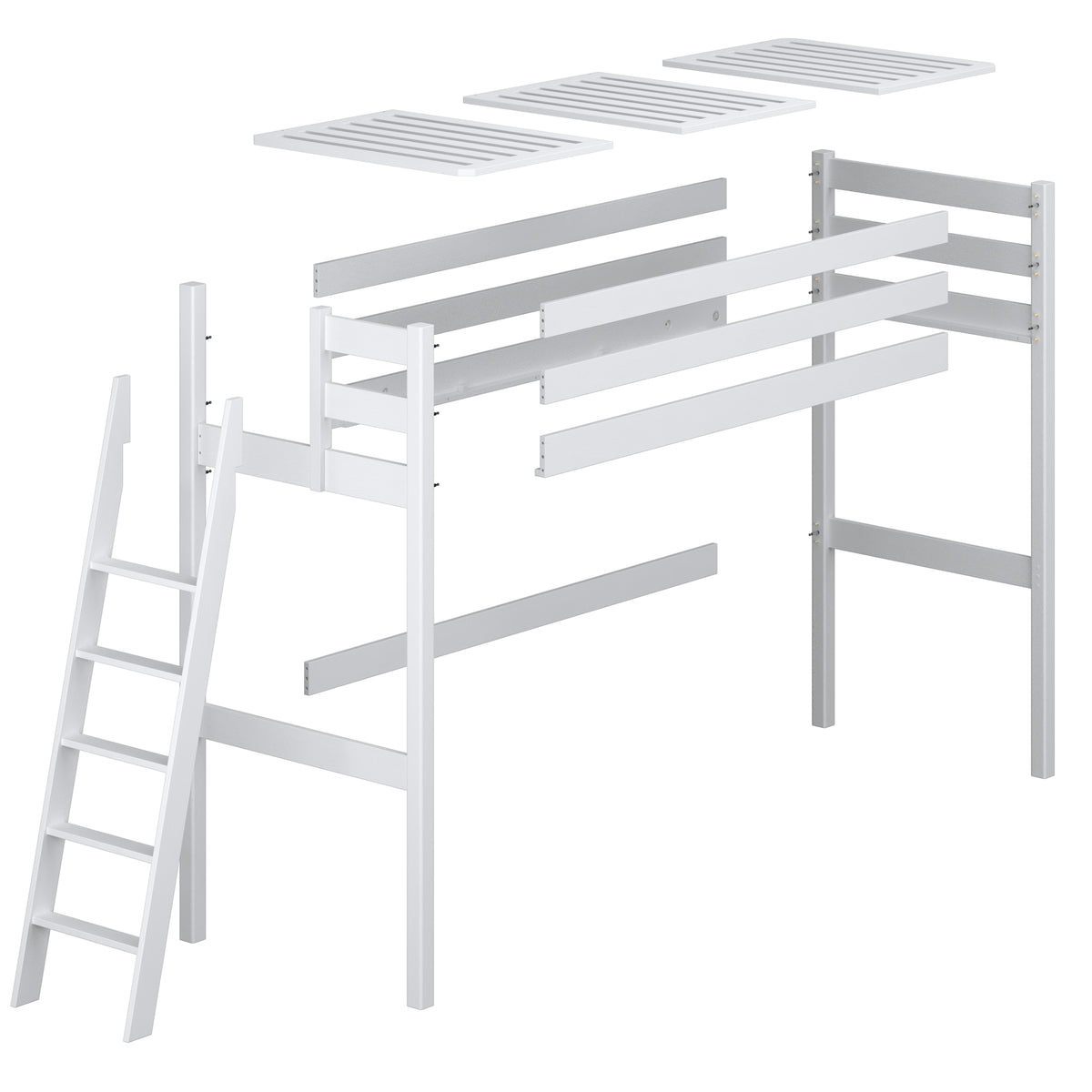 Nizio pine slatted base for loft bed – durable support base