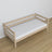 Łóżko sofa dąb bielony z dębu – wymiary i schemat, Nizio
