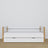 White-oak sofa bed with mattress drawer made of wood – dimensions, Nizio