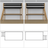 Black and Oak Wooden Loft Bed – Top View of Sleeping Area