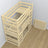 Pine slatted base for Nizio triple bunk bed – durable support base