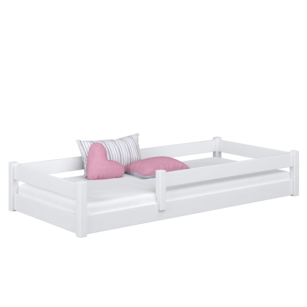 Low Bed N02 Wooden in Custom RAL/NCS Color – Solid Wood, Nizio