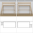 Bleached Oak Loft Bed – Top View of Sleeping Area