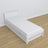 Bed with mattress drawer white made of wood – dimensions, Nizio