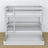 Grey Wooden Bunk Bed with Drawer – Dimensions and Diagram, Nizio
