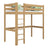 Natural Oak Loft Bed – Children’s Room, Solid Wood, Scandi Style