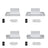 Double bed grey with drawer in bedroom – Scandinavian arrangement